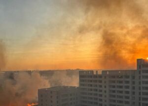 Під Києвом спалахнули масштабні пожежі