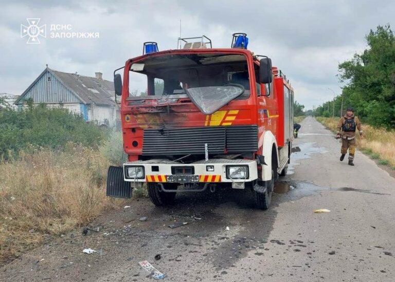 Росіяни атакували рятувальників у Гуляйполі