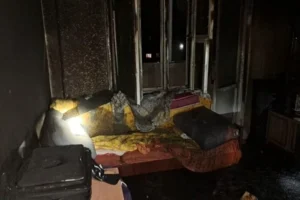 У Києві іноземець влаштував пожежу, підпаливши диван у квартирі колишньої
