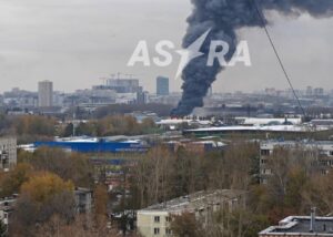 У Новосибірську сталася пожежа на території заводу