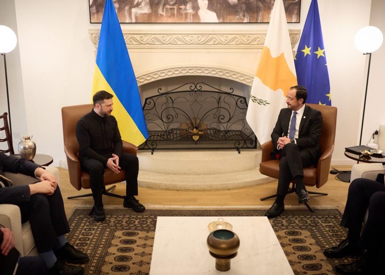 Зеленський зустрівся з президентом Кіпру