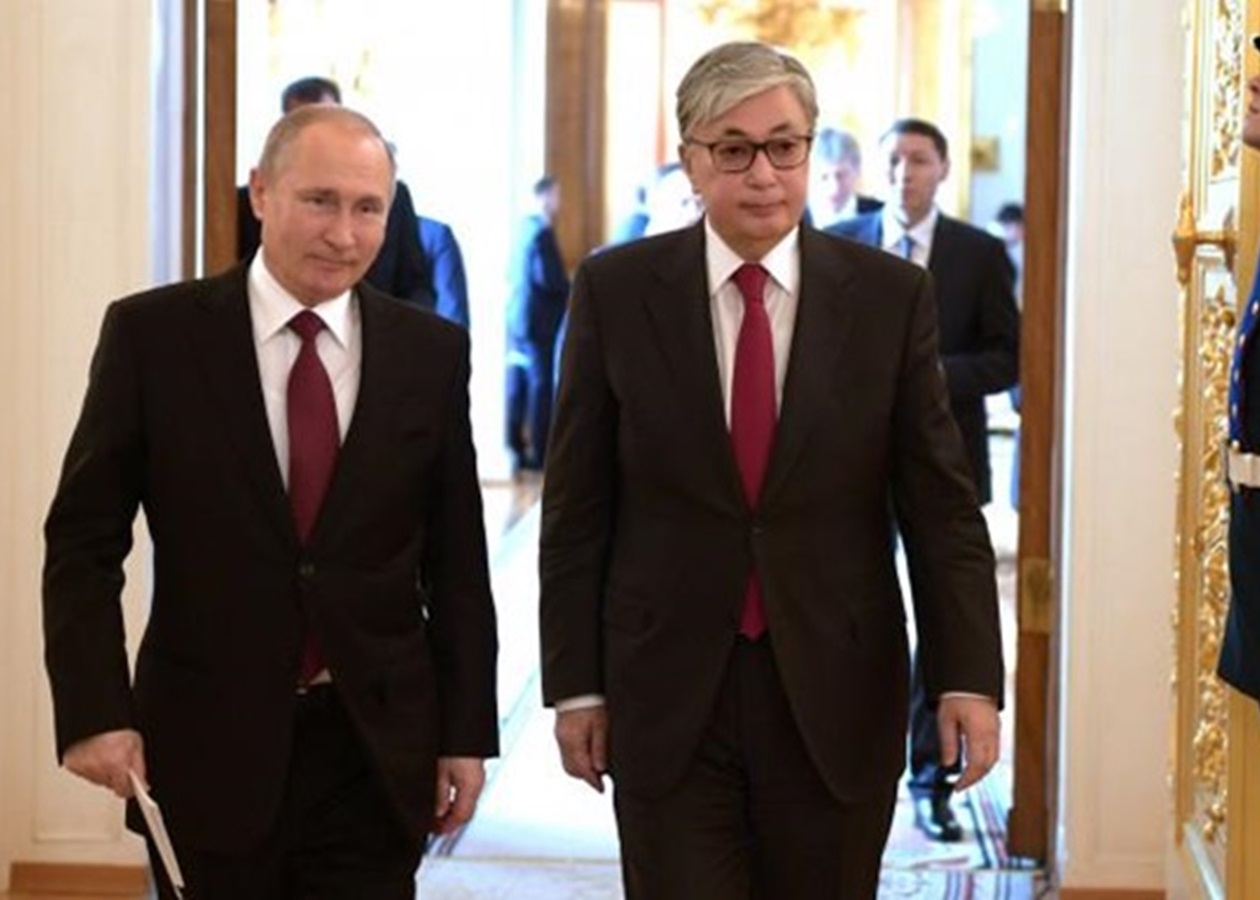 Путін знову неправильно назвав ім'я президента Казахстану