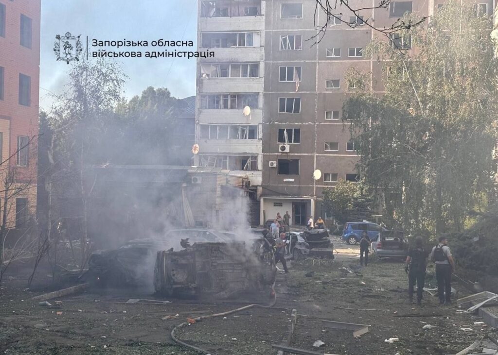 Росіяни вдруге атакували Запоріжжя КАБом