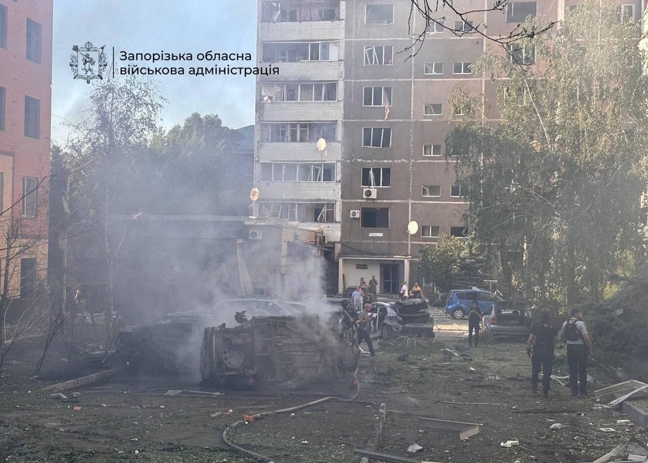 Росіяни вдруге атакували Запоріжжя КАБом