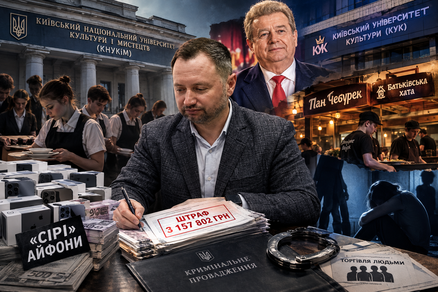Державні дипломи — на службу приватній касі: як в.о. ректора КНУКіМ Комарніцький роками зливав державний виш в обійми бізнесу Поплавського